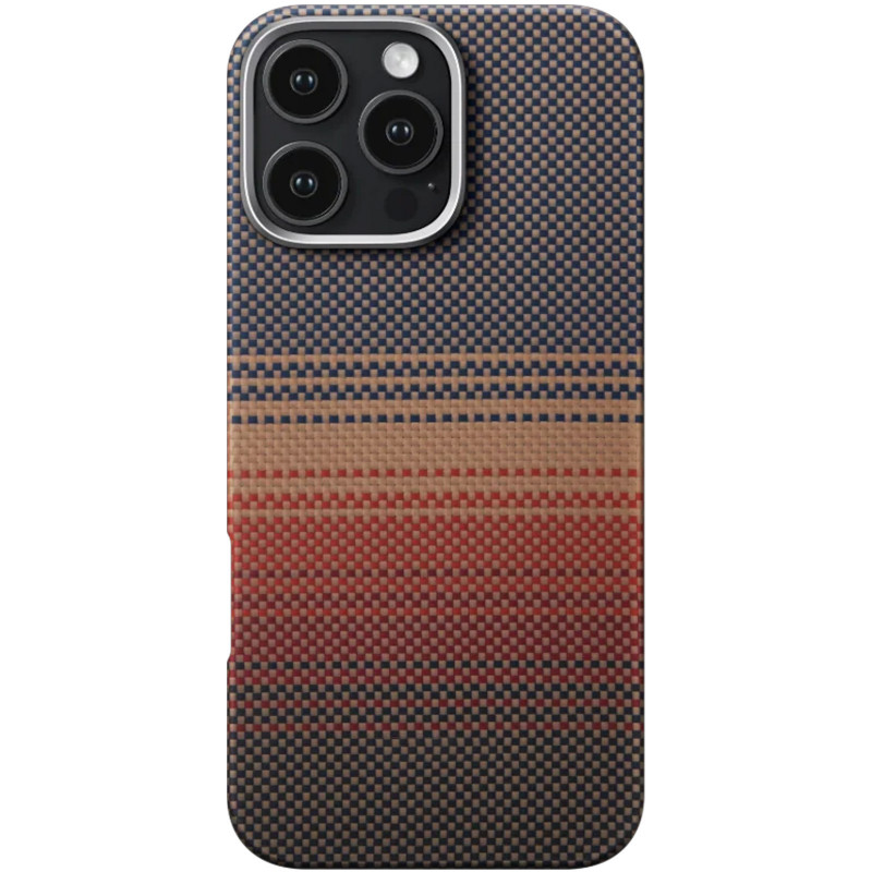 Фото Чехол PC Carbon Protection Slim with Magnetic Fit для Apple iPhone 16 Pro (6.3") (Red) на vchehle.ua
