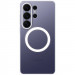 Фото Чохол PC Clear Magnet Case (AAA) with Magnetic Fit на Samsung Galaxy S26 Ultra (Clear / White) на vchehle.ua
