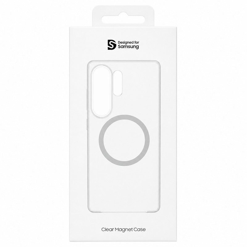 Купити Чохол PC Clear Magnet Case (AAA) with Magnetic Fit на Samsung Galaxy S26 Ultra (Clear / White) на vchehle.ua