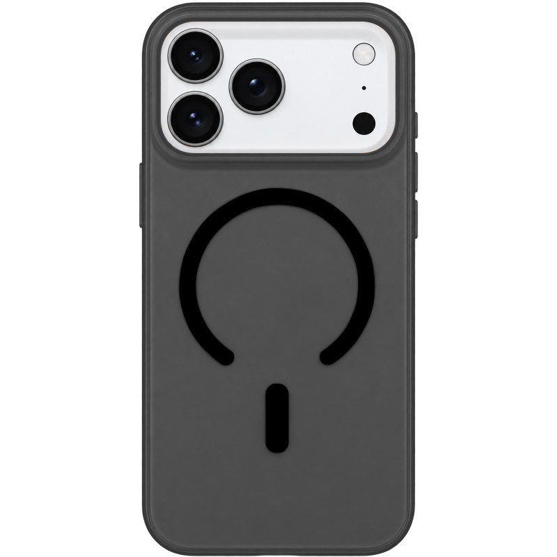 Чехол PC Matte Color with Magnetic Fit для Apple iPhone 17 Pro / 18 Pro (6.3") (Black)