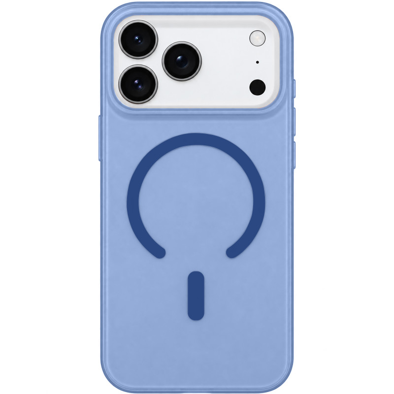 Чехол PC Matte Color with Magnetic Fit для Apple iPhone 17 Pro / 18 Pro (6.3") (Blue)