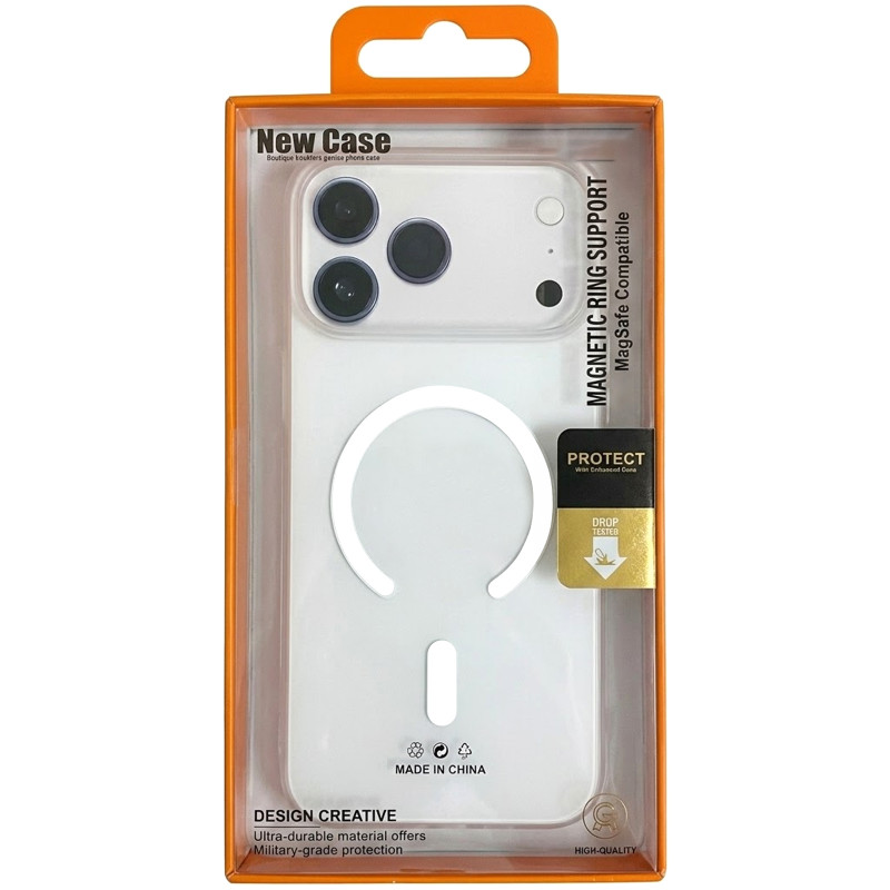 Фото Чехол PC Matte Color with Magnetic Fit для Apple iPhone 17 Pro / 18 Pro (6.3") (White) на vchehle.ua