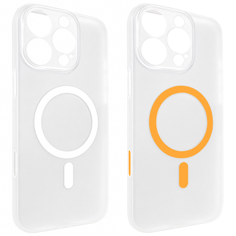 Чехол PC Slim Matte with Magnetic Fit (camera button) для Apple iPhone 16 Pro (6.3")