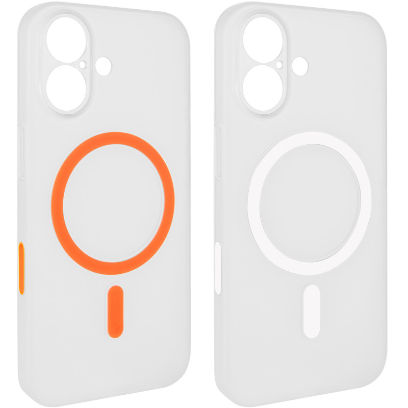 Чехол PC Slim Matte with Magnetic Fit (camera button) для Apple iPhone 17 (6.3")