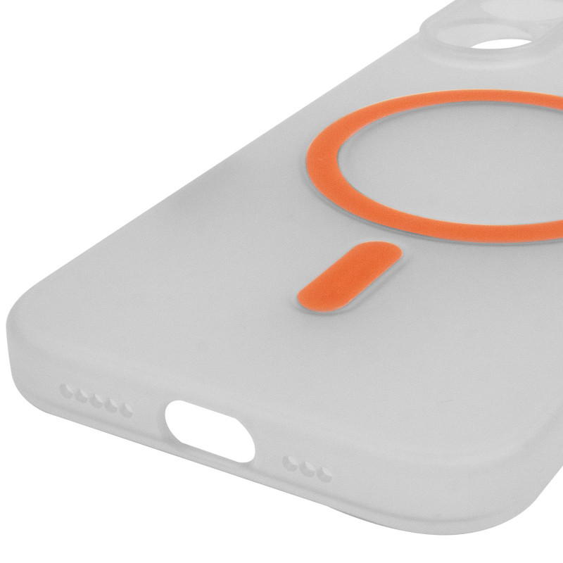 Заказать Чехол PC Slim Matte with Magnetic Fit (camera button) для Apple iPhone 17 (6.3") (Orange) на vchehle.ua