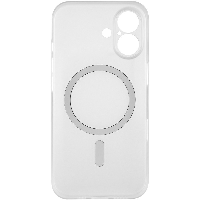 Чехол PC Slim Matte with Magnetic Fit (camera button) для Apple iPhone 17 (6.3") (White) в магазине vchehle.ua