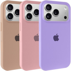 Чехол Silk (AA) Logo with Magnetic Fit для Apple iPhone 17 Pro (6.3")