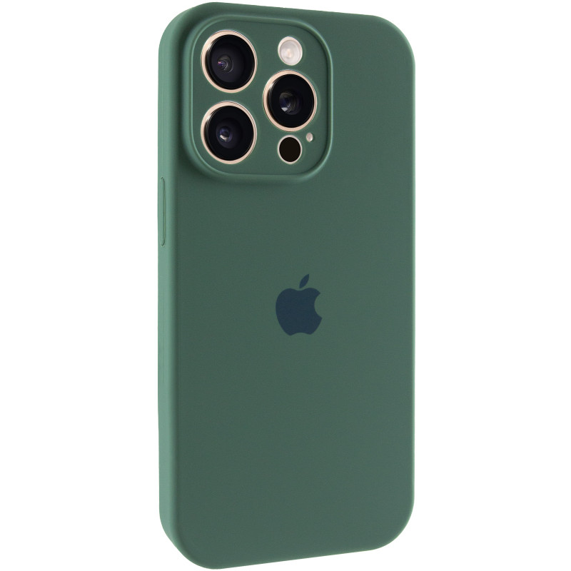 Чехол Silk Full Camera Protective (AA) для Apple iPhone 13 Pro (6.1") (Зеленый / Pine green)