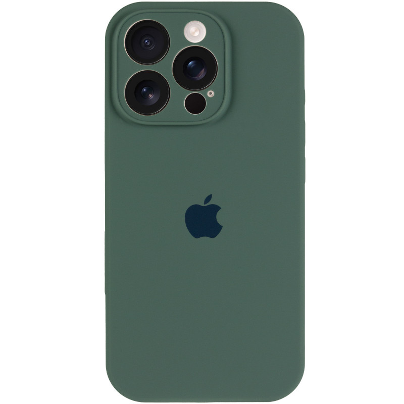 Фото Чехол Silk Full Camera Protective (AA) для Apple iPhone 13 Pro (6.1") (Зеленый / Pine green) на vchehle.ua