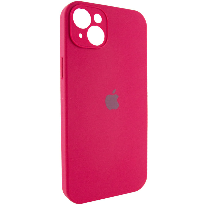 Фото Чехол Silk Full Camera Protective (AA) для Apple iPhone 13 (6.1") (Красный / Rose Red) на vchehle.ua
