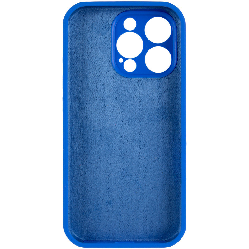 Фото Чехол Silk Full Camera Protective (AA) для Apple iPhone 13 Pro Max (6.7") (Синий / Capri Blue) в магазине vchehle.ua