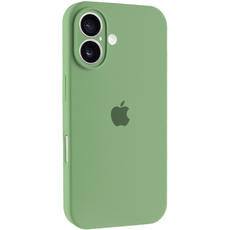 Чохол Silk Full Camera Protective (AA) на Apple iPhone 16 Plus (6.7") (М'ятний / Mint)