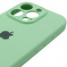 Чехол Silk Full Camera Protective (AA) для Apple iPhone 16 Pro (6.3") (Зеленый / Pistachio) в магазине vchehle.ua