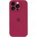 Фото Чехол Silk Full Camera Protective (AA) для Apple iPhone 16 Pro (6.3") (Красный / Rose Red) на vchehle.ua