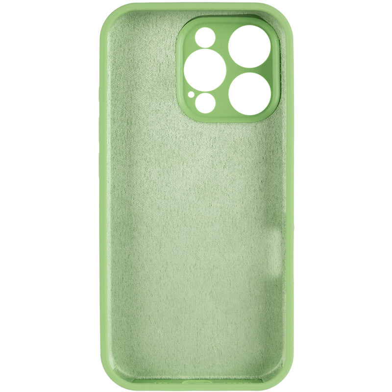 Фото Чехол Silk Full Camera Protective (AA) для Apple iPhone 16 Pro (6.3") (Мятный / Mint) в магазине vchehle.ua