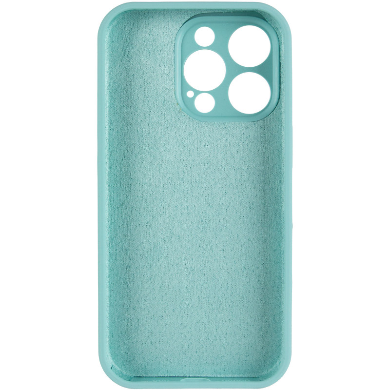 Фото Чехол Silk Full Camera Protective (AA) для Apple iPhone 16 Pro Max (6.9") (Бирюзовый / Marine Green) в магазине vchehle.ua