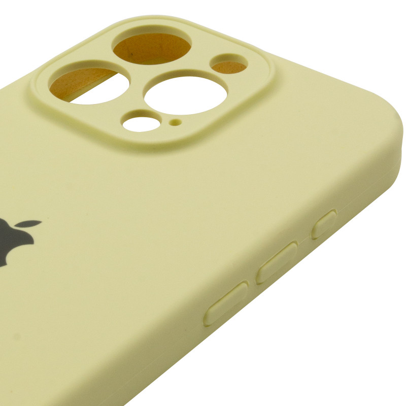 Чехол Silk Full Camera Protective (AA) для Apple iPhone 16 Pro Max (6.9") (Желтый / Mellow Yellow) в магазине vchehle.ua