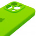 Чохол Silk Full Camera Protective (AA) на Apple iPhone 15 Pro (6.1") (Кислотно-зелений / Acid Green) в магазині vchehle.ua