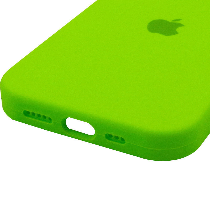 Купити Чохол Silk Full Camera Protective (AA) на Apple iPhone 15 Pro (6.1") (Кислотно-зелений / Acid Green) на vchehle.ua