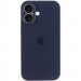 Фото Чехол Silk Full Camera Protective (AA) для Apple iPhone 17 (6.3") (Темно-синий / Midnight blue) на vchehle.ua
