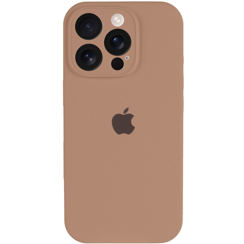 Чехол Silk Full Camera Protective (AA) для Apple iPhone 16 Pro (6.3") (Бежевый / Desert Gold)