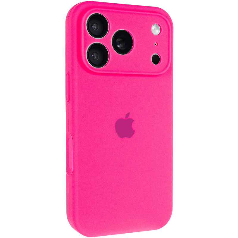Чехол Silk Full Camera Protective (AA) для Apple iPhone 17 Pro (6.3") (Розовый / Barbie pink)
