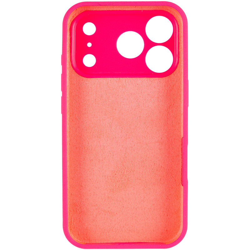 Фото Чехол Silk Full Camera Protective (AA) для Apple iPhone 17 Pro (6.3") (Розовый / Barbie pink) в магазине vchehle.ua