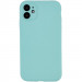 Чехол Silk Full Camera Protective (AA) NO LOGO для Apple iPhone 12 (6.1") (Бирюзовый / Marine Green)