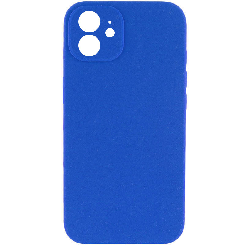 Чехол Silk Full Camera Protective (AA) NO LOGO для Apple iPhone 12 (6.1") (Синий / Capri Blue)