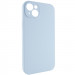Фото Чехол Silk Full Camera Protective (AA) NO LOGO для Apple iPhone 13 (6.1") (Голубой / Sweet Blue) на vchehle.ua