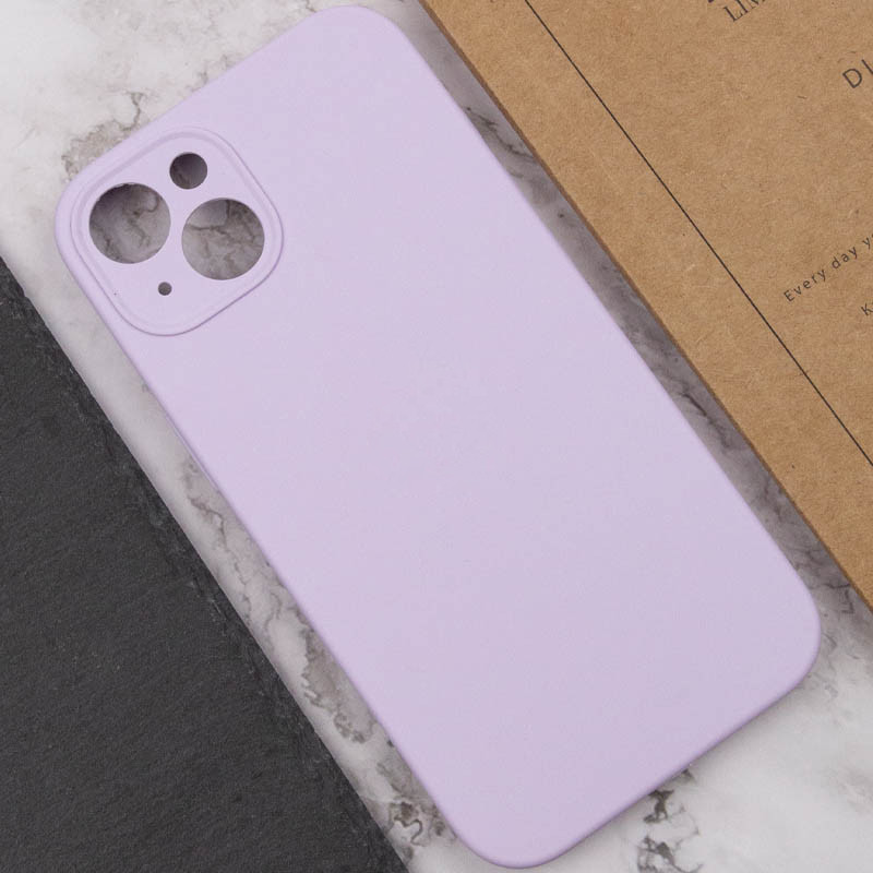 Купить Чехол Silk Full Camera Protective (AA) NO LOGO для Apple iPhone 13 (6.1") (Сиреневый / Lilac) на vchehle.ua
