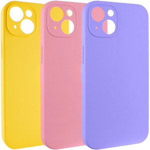 Чехол Silk Full Camera Protective (AA) NO LOGO для Apple iPhone 15 (6.1")