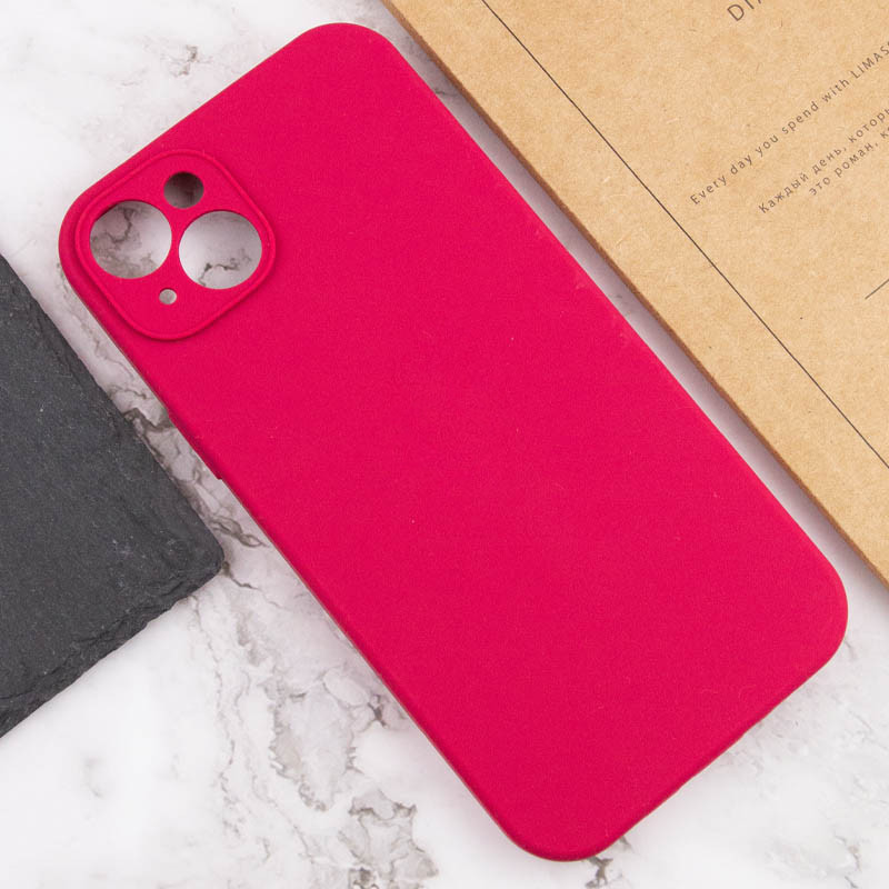 Купити Чохол Silk Full Camera Protective (AA) NO LOGO на Apple iPhone 15 (6.1") (Червоний / Rose Red) на vchehle.ua