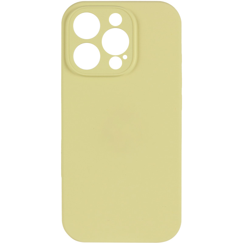 Фото Чехол Silk Full Camera Protective (AA) NO LOGO для Apple iPhone 16 Pro Max (6.9") (Желтый / Mellow Yellow) на vchehle.ua