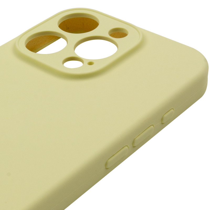 Чехол Silk Full Camera Protective (AA) NO LOGO для Apple iPhone 16 Pro Max (6.9") (Желтый / Mellow Yellow) в магазине vchehle.ua