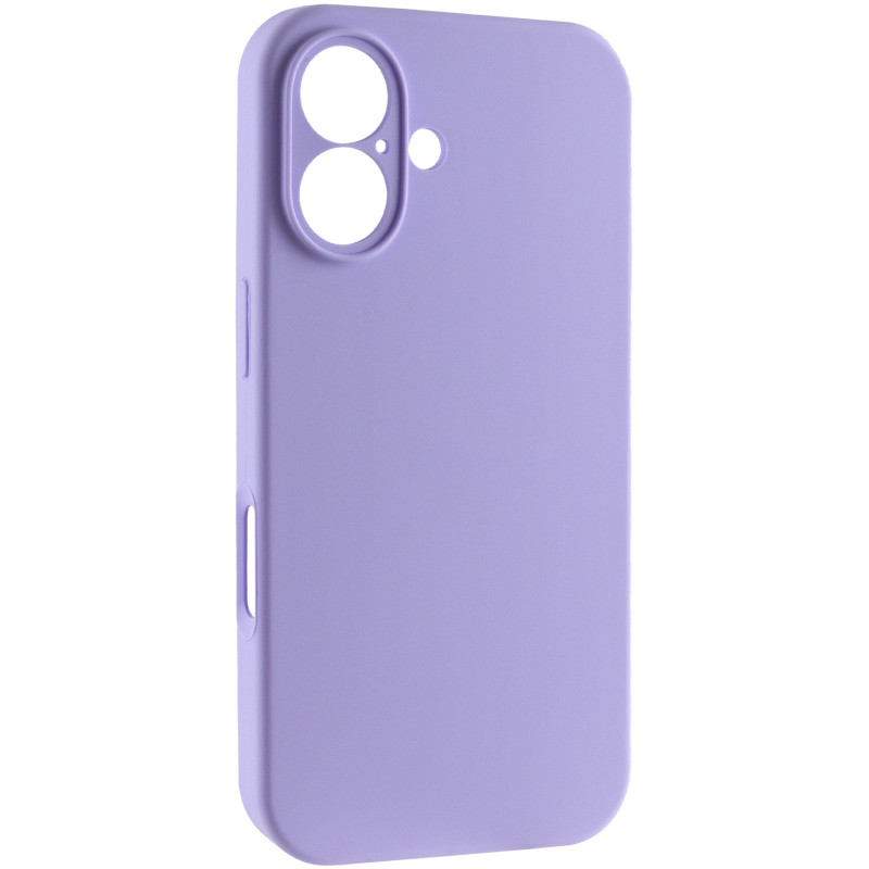 Чехол Silk Full Camera Protective (AA) NO LOGO для Apple iPhone 16 (6.1") (Сиреневый / Dasheen)