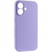 Чехол Silk Full Camera Protective (AA) NO LOGO для Apple iPhone 16 (6.1") (Сиреневый / Dasheen)