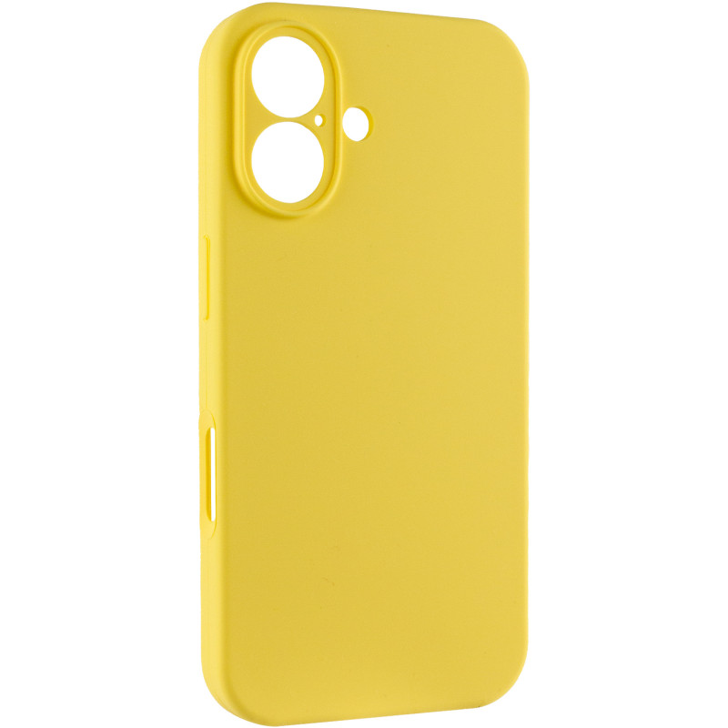 Чехол Silk Full Camera Protective (AA) NO LOGO для Apple iPhone 17 (6.3") (Желтый / Yellow)