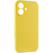 Чехол Silk Full Camera Protective (AA) NO LOGO для Apple iPhone 17 (6.3") (Желтый / Yellow)