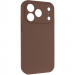 Чехол Silk Full Camera Protective (AA) NO LOGO для Apple iPhone 17 Pro (6.3") (Коричневый / Brown)