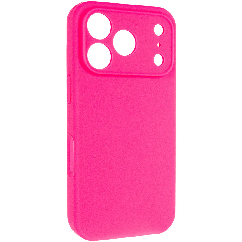 Чехол Silk Full Camera Protective (AA) NO LOGO для Apple iPhone 17 Pro (6.3") (Розовый / Barbie pink)