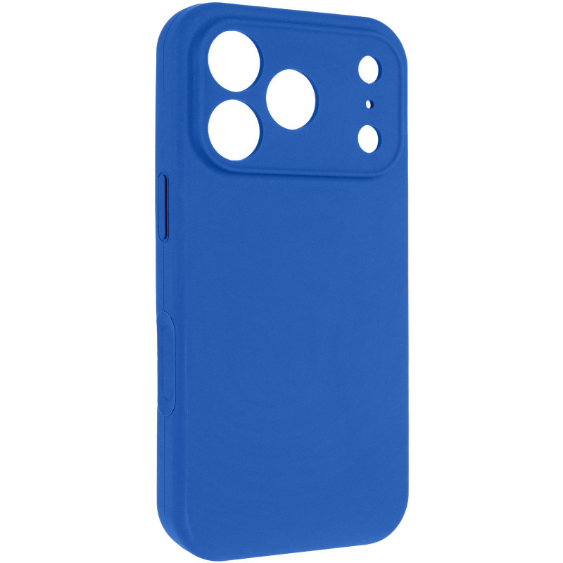 Чехол Silk Full Camera Protective (AA) NO LOGO для Apple iPhone 17 Pro (6.3") (Синий / Capri Blue)