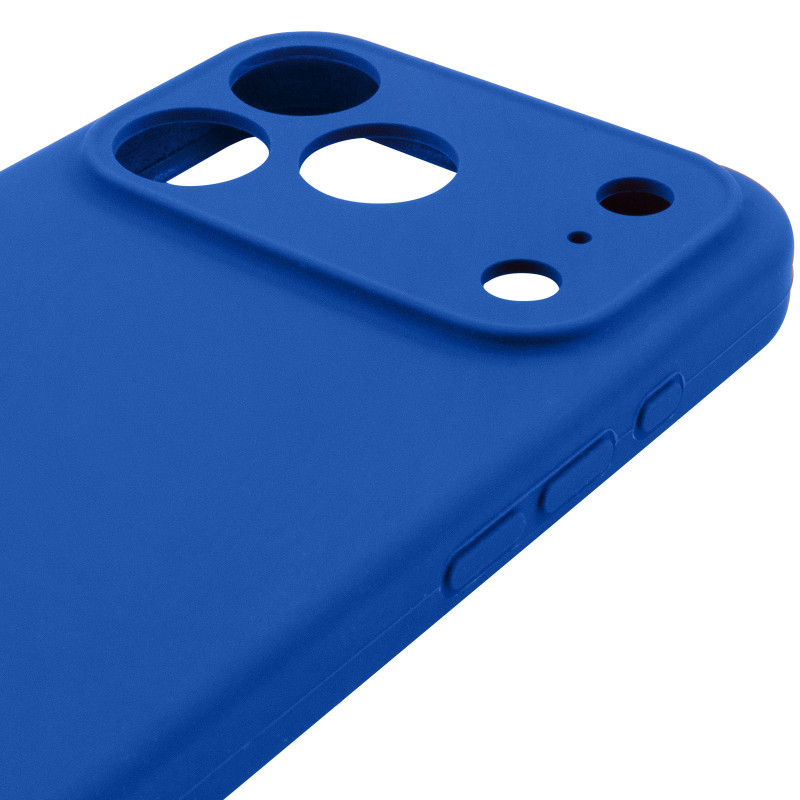 Чехол Silk Full Camera Protective (AA) NO LOGO для Apple iPhone 17 Pro (6.3") (Синий / Capri Blue) в магазине vchehle.ua