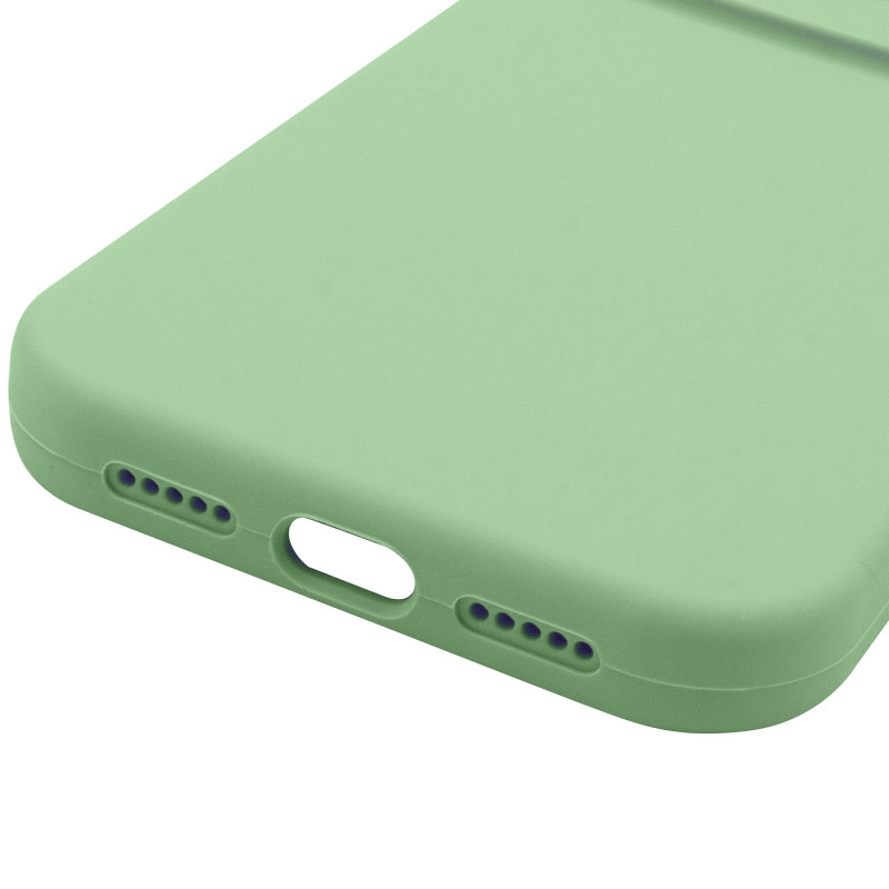 Купить Чехол Silk Full Camera Protective (AA) NO LOGO для Apple iPhone 17 Pro Max (6.9") (Зеленый / Pistachio) на vchehle.ua