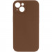 Чехол Silk Full Camera Protective (AA) NO LOGO для Apple iPhone 13 (6.1") (Коричневый / Brown)