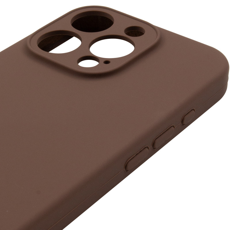 Чехол Silk Full Camera Protective (AA) NO LOGO для Apple iPhone 13 Pro (6.1") (Коричневый / Brown) в магазине vchehle.ua
