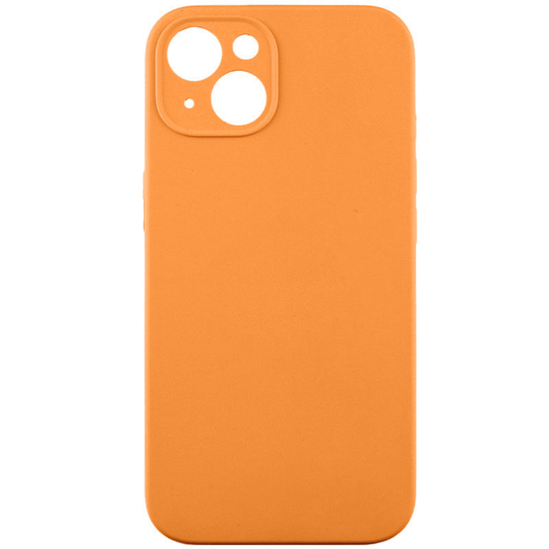Чехол Silk Full Camera Protective (AA) NO LOGO для Apple iPhone 13 (6.1") (Оранжевый / Orange)