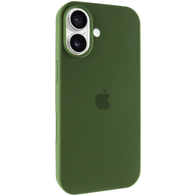 Чехол Silk Full Protective (AA) для Apple iPhone 17 (6.3") (Зеленый / Dark Olive)
