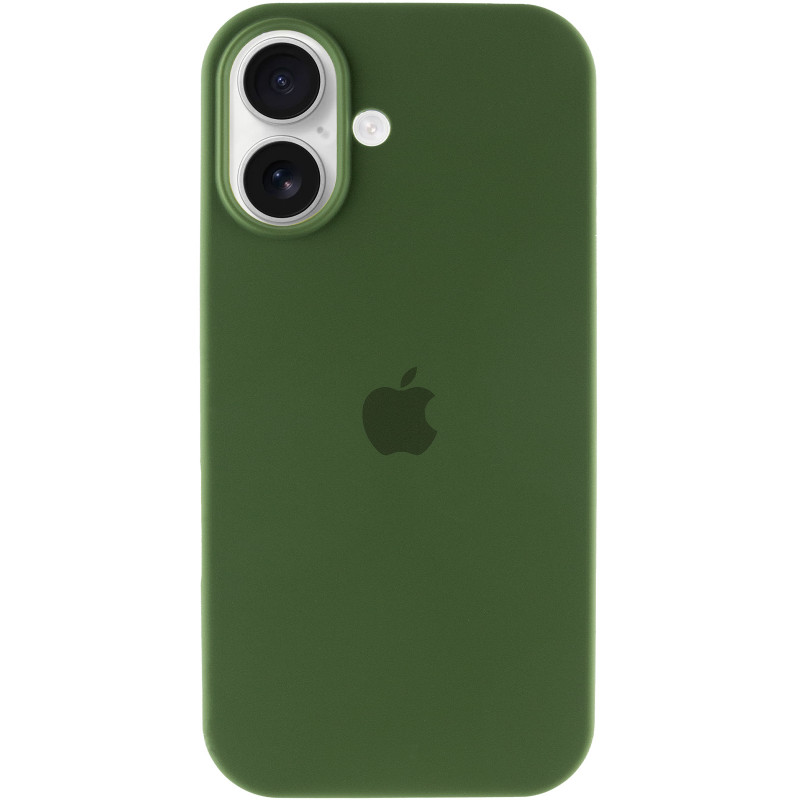 Фото Чехол Silk Full Protective (AA) для Apple iPhone 17 (6.3") (Зеленый / Dark Olive) на vchehle.ua