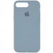 Чехол Silk Full Protective (AA) для Apple iPhone 7 plus / 8 plus (5.5") (Голубой / Sweet Blue)